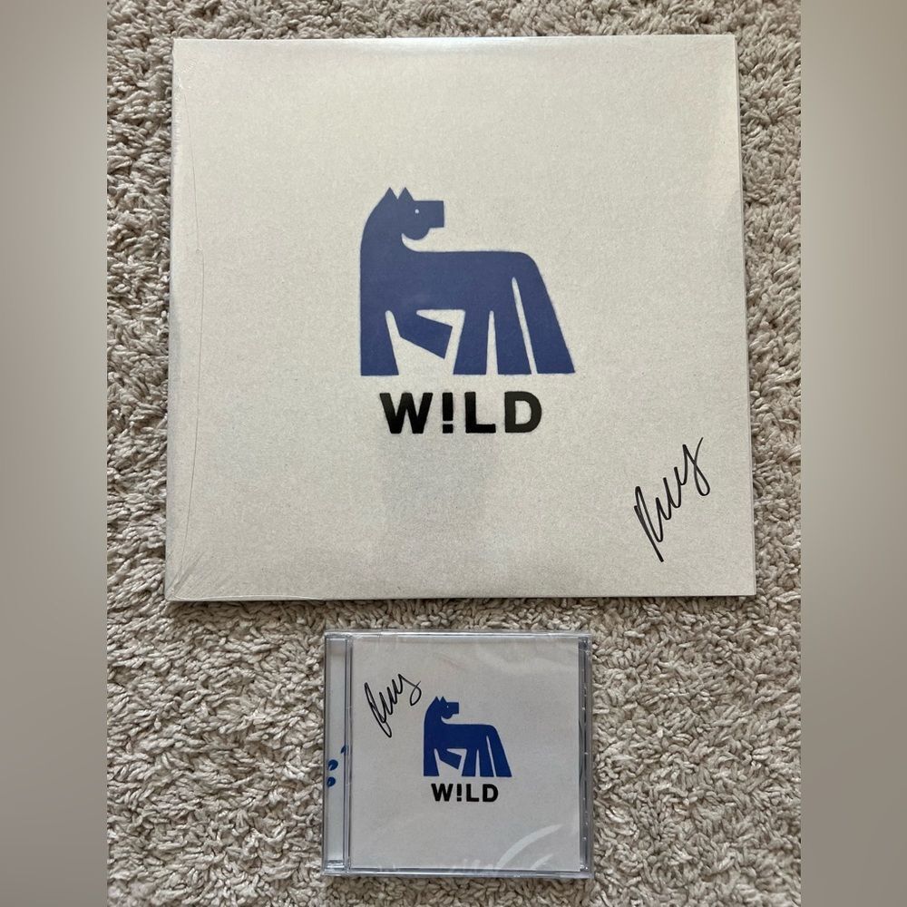 Lot of 2: Russ Wild W!LD Hand Signed / Autographed Vinyl LP & CD